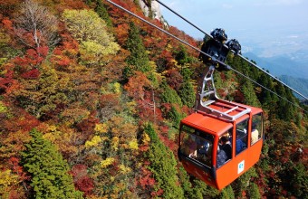 紅葉御在所岳とアクアイグニス【恵那発あり】