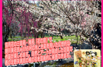 KYOTO NIPPON FESTIVAL2026　北野天満宮「花の庭」インスタレーション