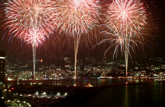 豪華列車オリエント急行での貸切スペシャルランチ　☆大迫力☆「熱海海上花火大会」【恵那発あり】